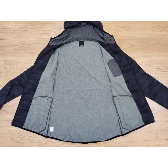 VUORI CAMO OUTDOOR TRAINER SHELL HOODED MENS JACKET SIZE M - Picture 3 of 11